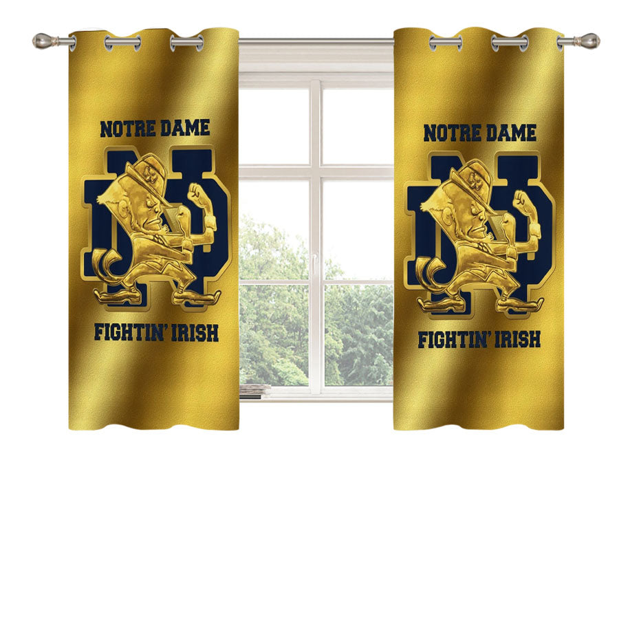Notre Dame Gold 1 Peach Skin Window Curtains