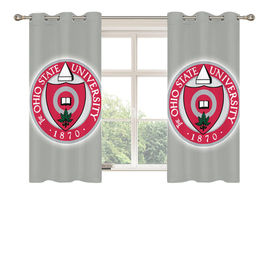 Ohio State University 1870 Peach Skin Window Curtains