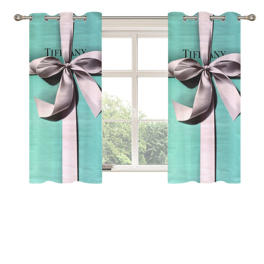 Original Tiffany And Co Box Peach Skin Window Curtains