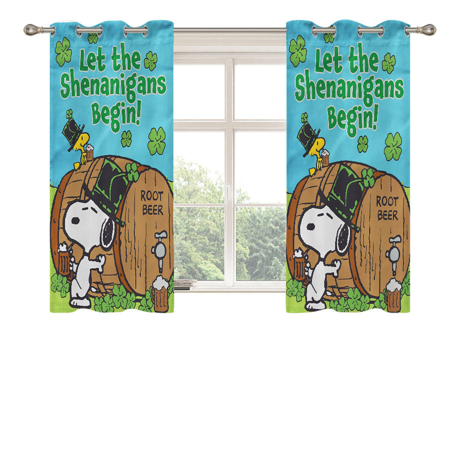 Peanuts St Peach Skin Window Curtains