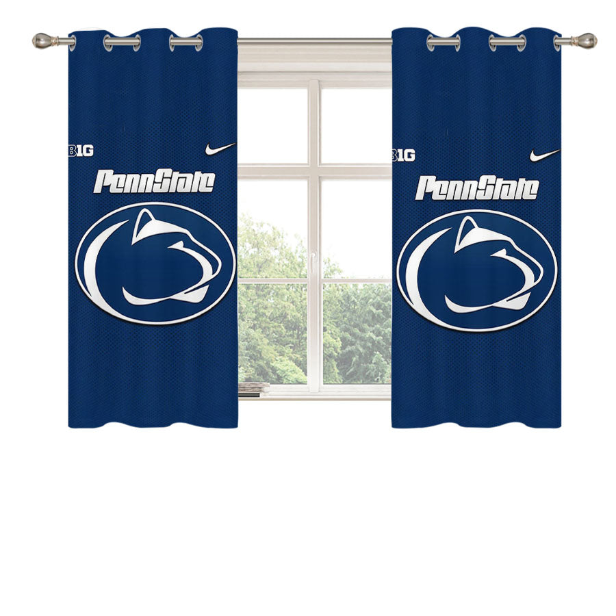 Penn State Jersey Peach Skin Window Curtains