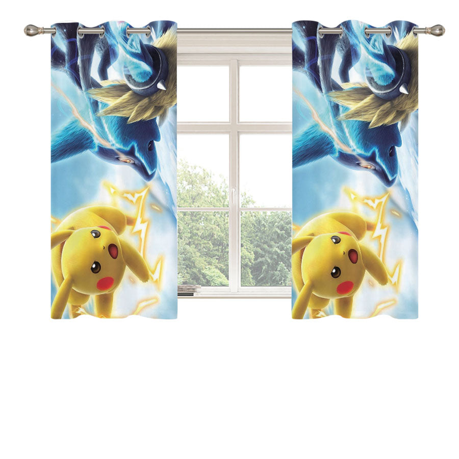 Pokemon Tournament Dx Peach Skin Window Curtains