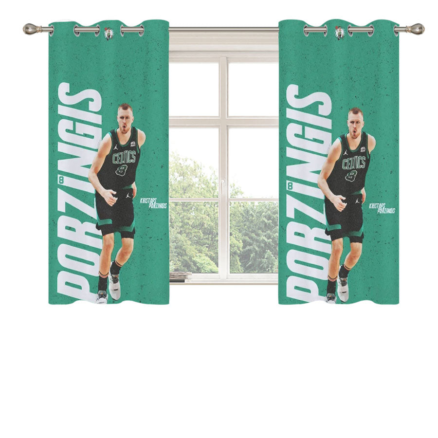 Porzingis Peach Skin Window Curtains