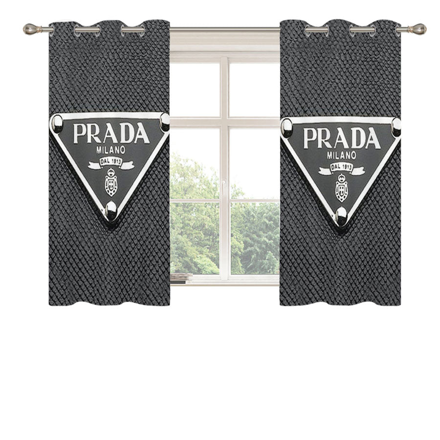 Prada Milano Leather Peach Skin Window Curtains