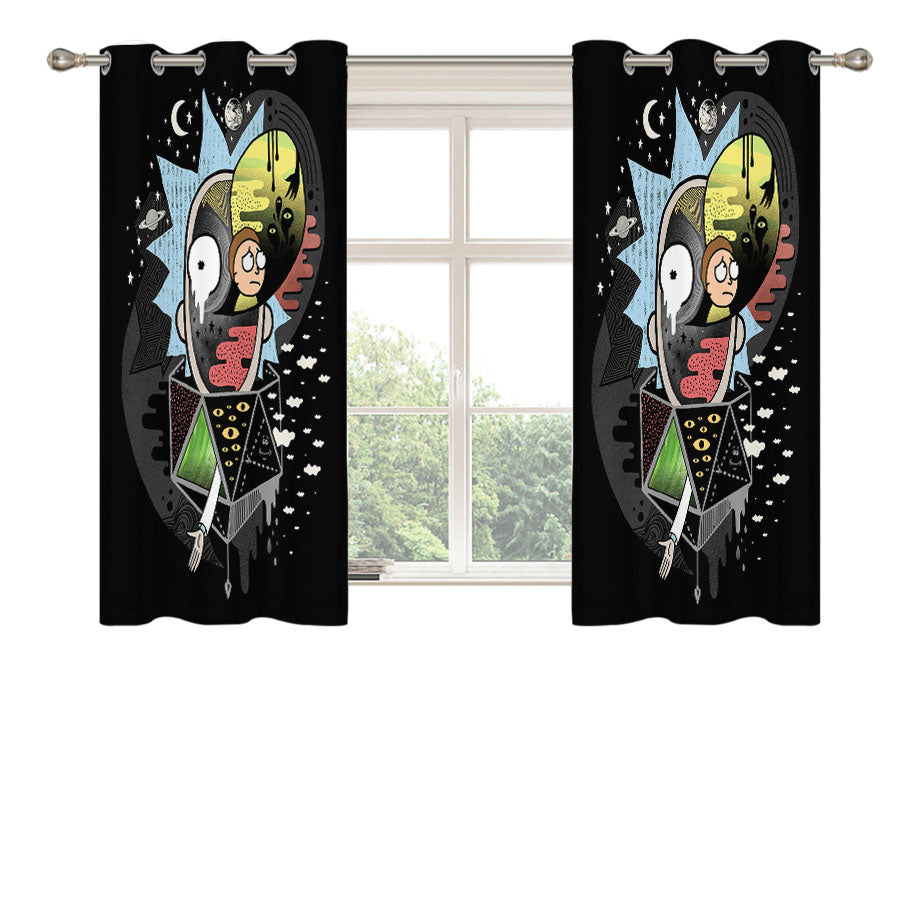 Rick Polarity Peach Skin Window Curtains