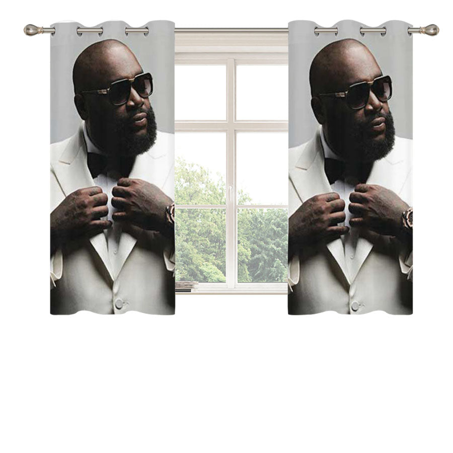 Rick Ross Suit Peach Skin Window Curtains
