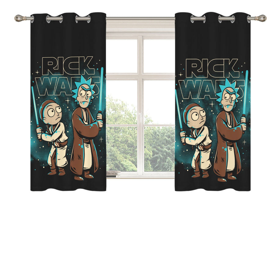 Rick Wars Peach Skin Window Curtains