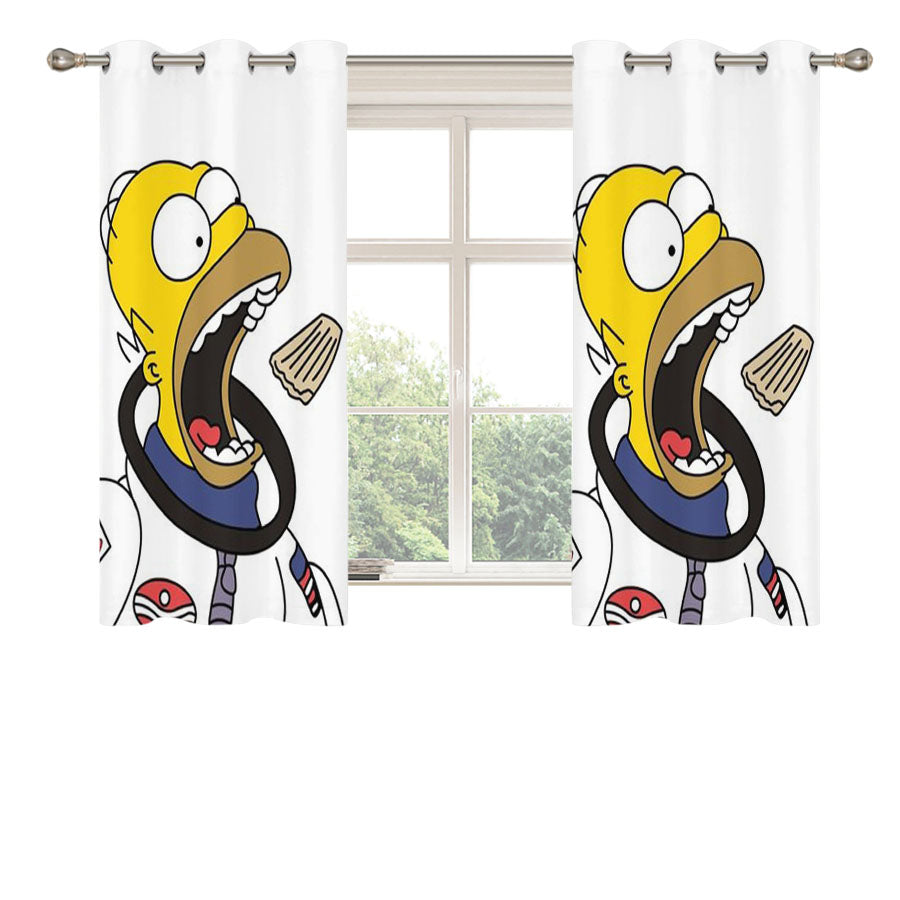 Simpson Eaten Peach Skin Window Curtains