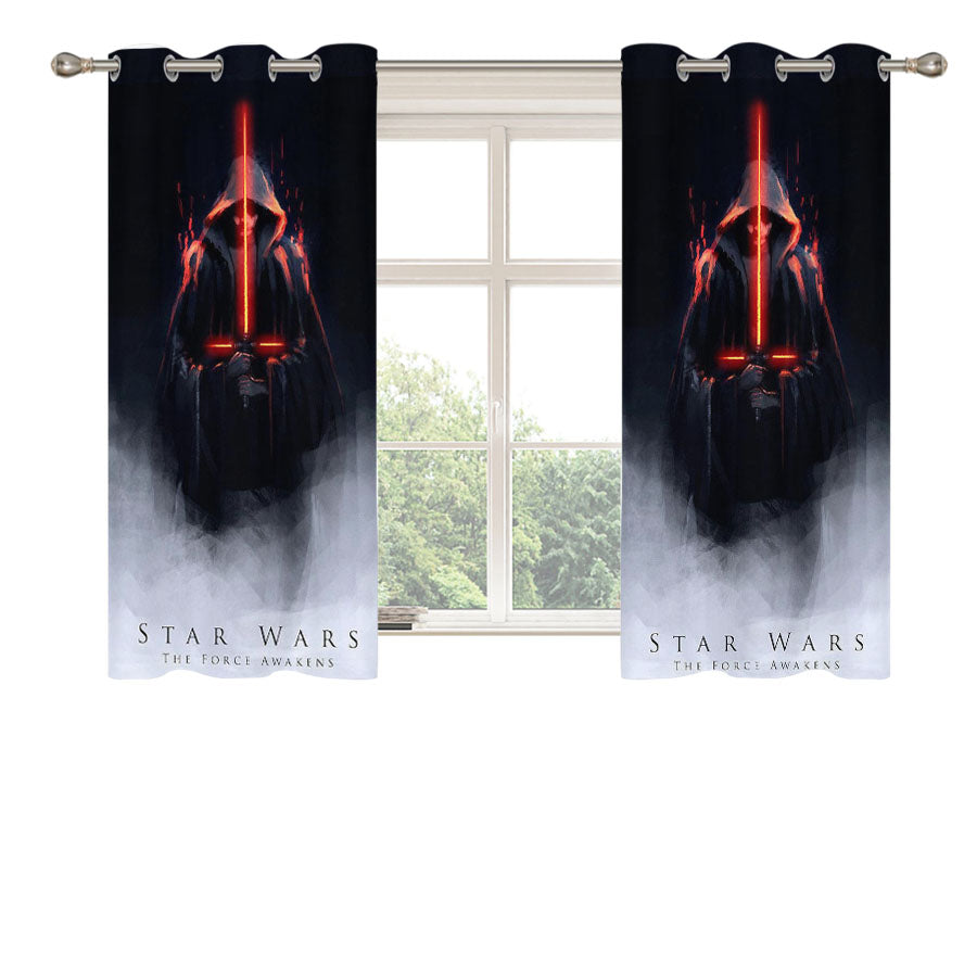 Star Wars Fanart Peach Skin Window Curtains