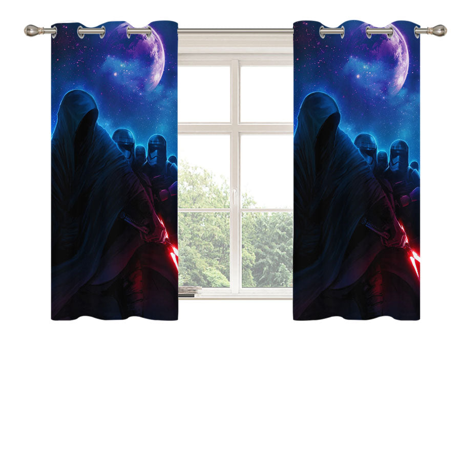 Star Wars Jedi Knight Peach Skin Window Curtains