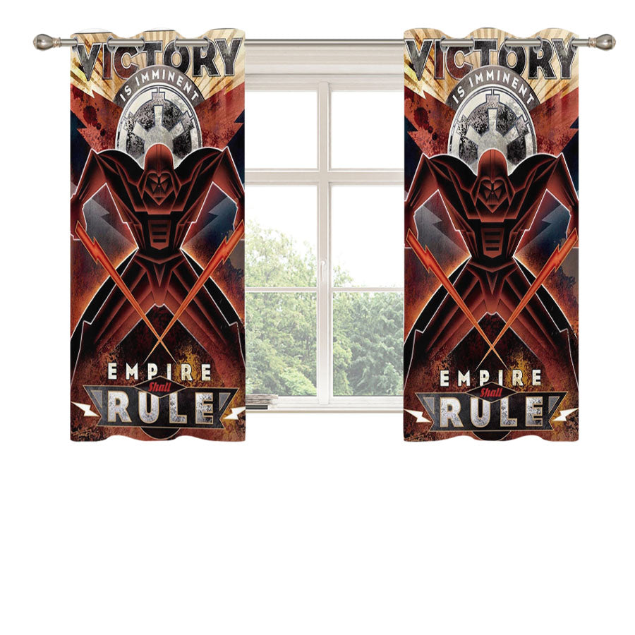 Star Wars Poster 5 Peach Skin Window Curtains