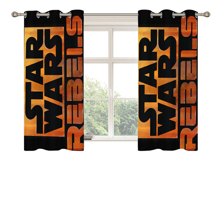 Star Wars Rebels 5 Peach Skin Window Curtains