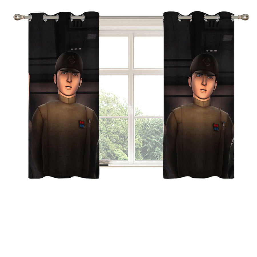 Star Wars Rebels 6 Peach Skin Window Curtains