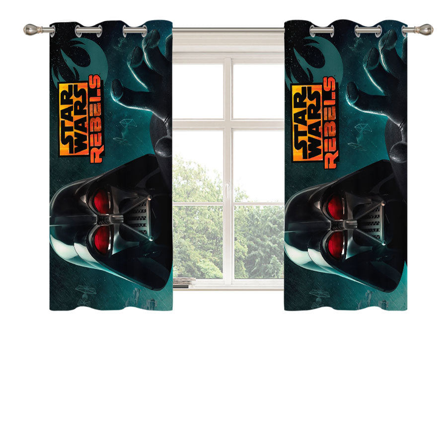 Star Wars Rebels Disney Peach Skin Window Curtains