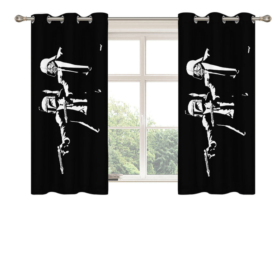 Star Wars Stormtrooper Peach Skin Window Curtains