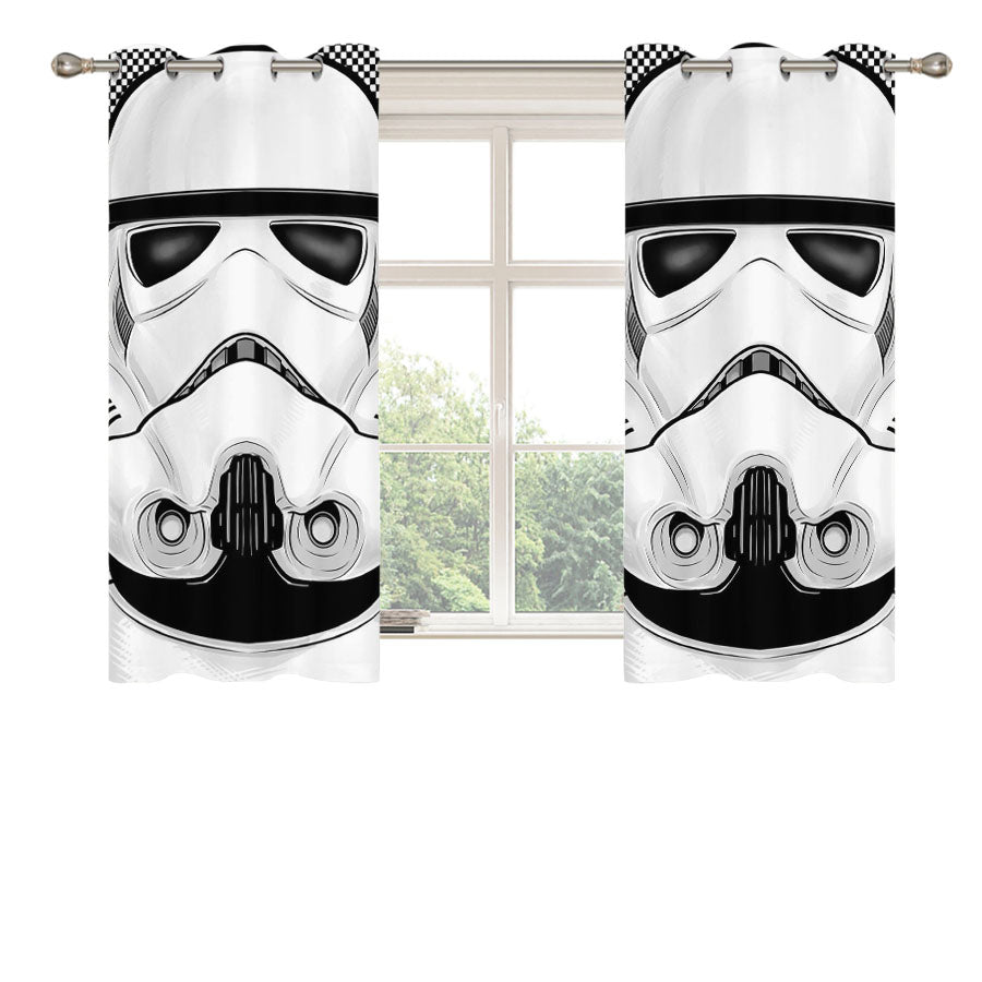 Star Wars Stormtrooper 05 Peach Skin Window Curtains