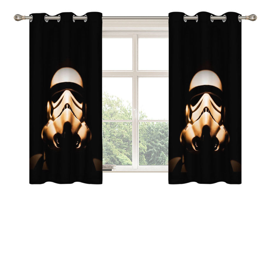 Star Wars Stormtrooper Dark Peach Skin Window Curtains