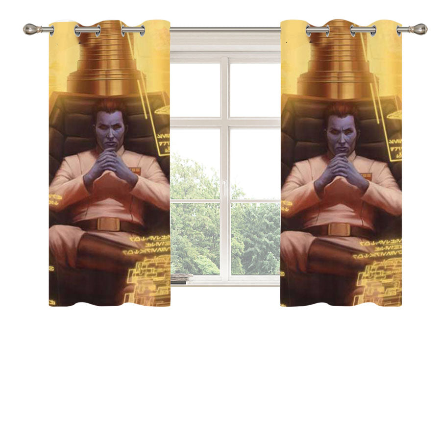 Star Wars Thrawn Chair Peach Skin Window Curtains