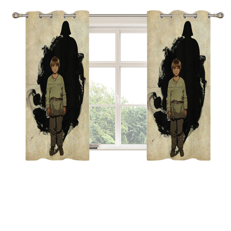Stars Wars Child Peach Skin Window Curtains
