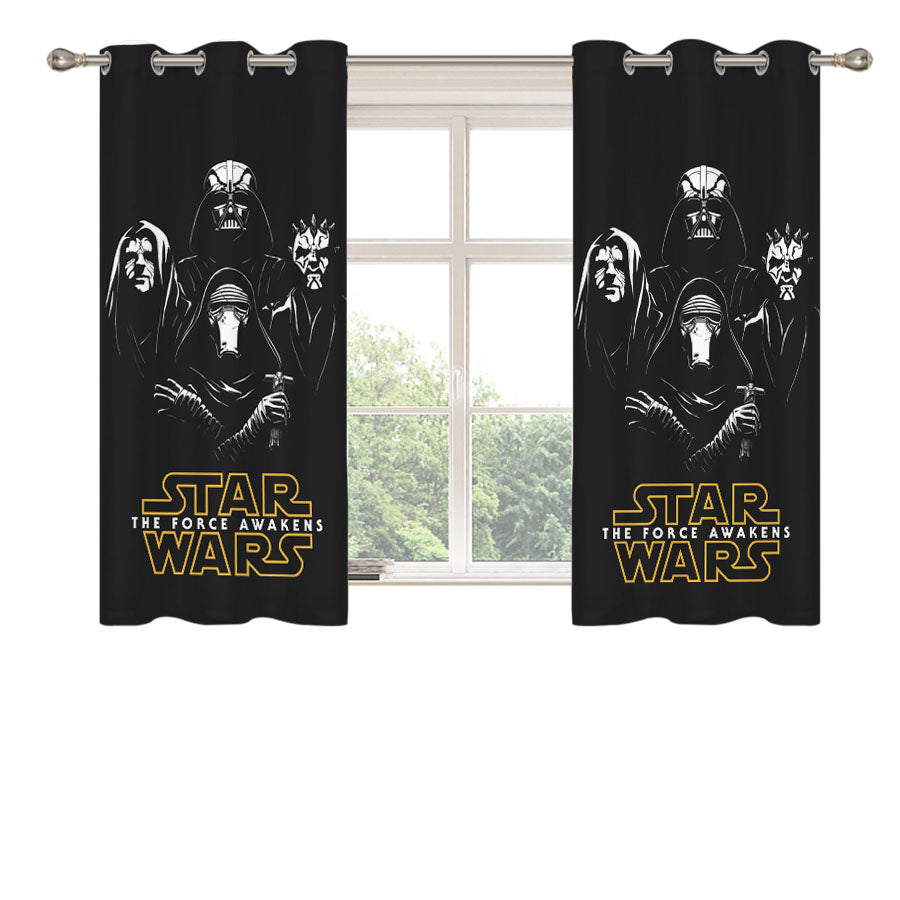 Start Wars Peach Skin Window Curtains