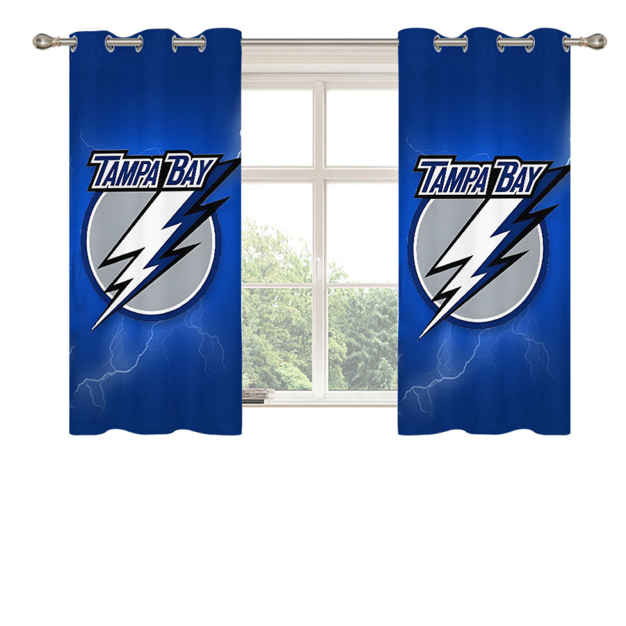 Tampa Bay Lightning Peach Skin Window Curtains