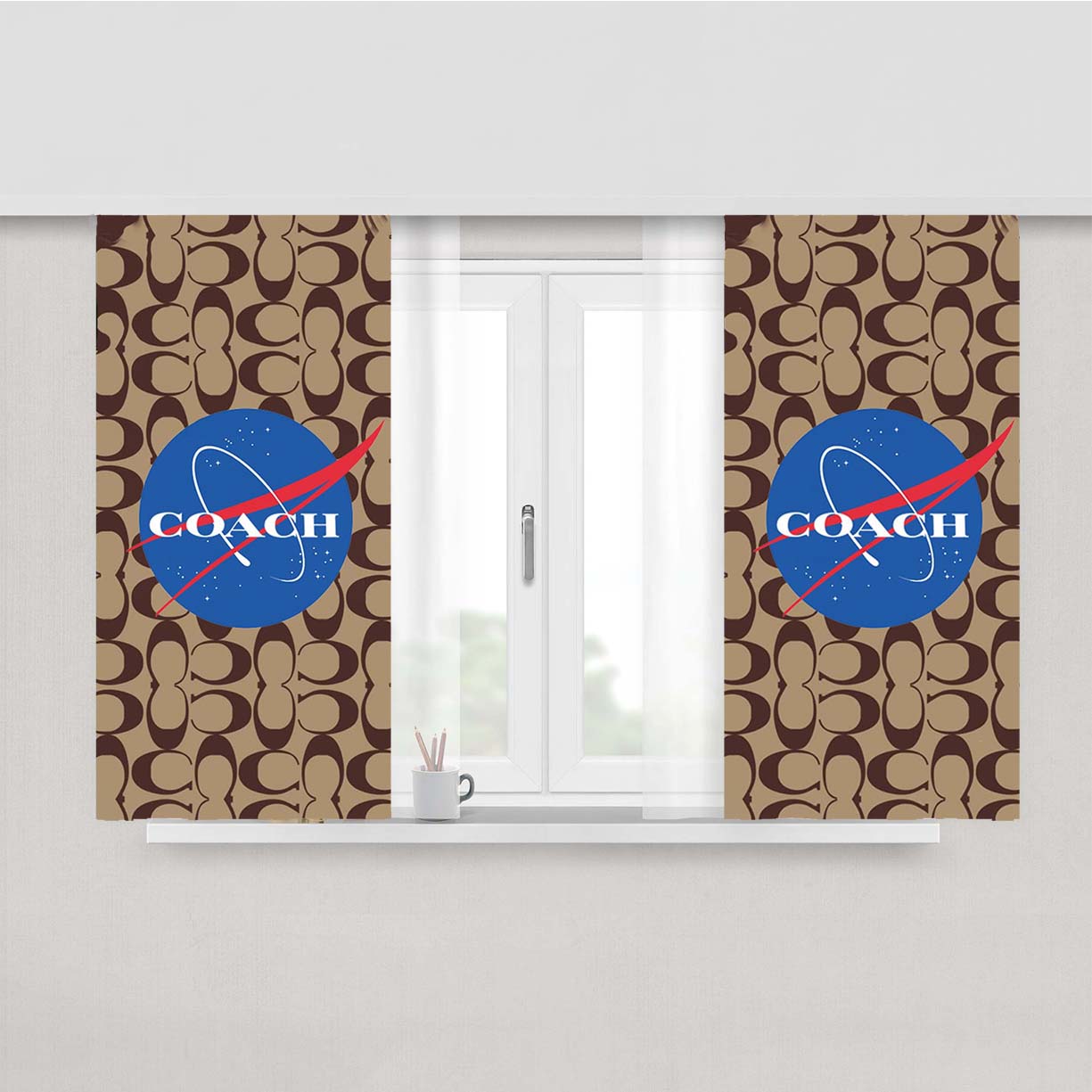 Hurricanes Uniform Nhl Peach Skin Window Curtains