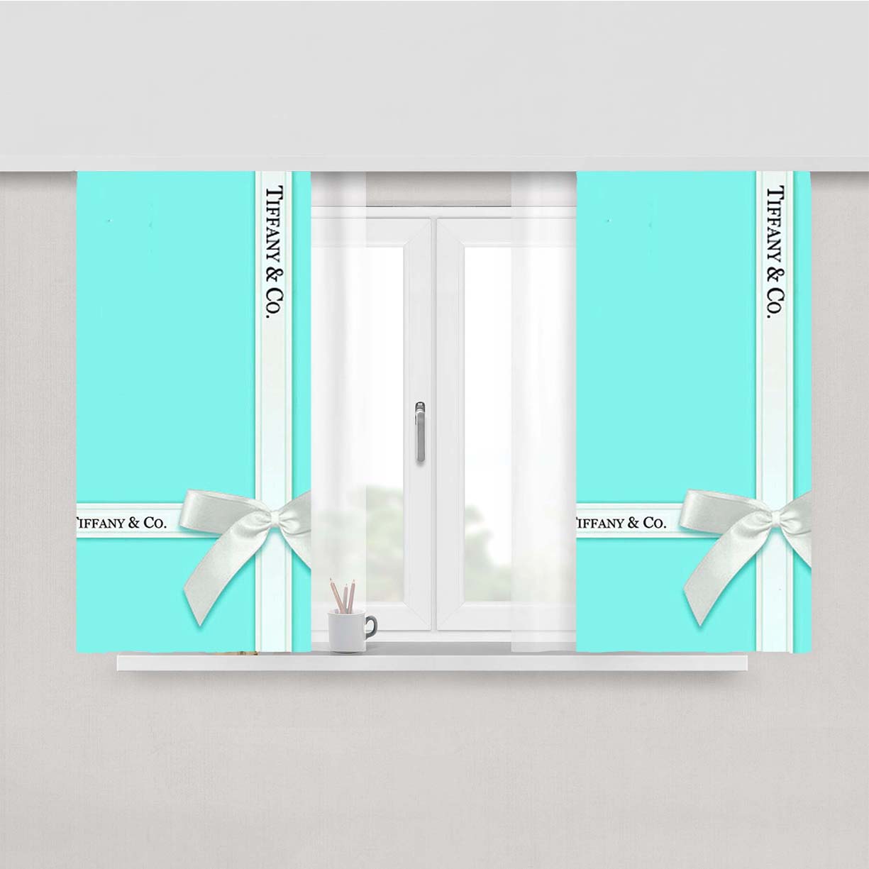 Boston Bruins Peach Skin Window Curtains