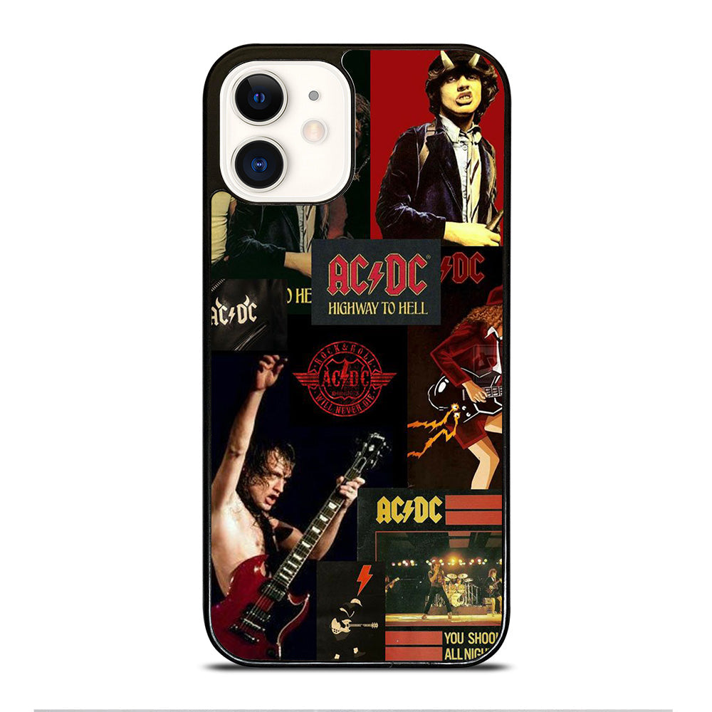 Acdc Rock Band Collage iPhone 16 Pro Max Case