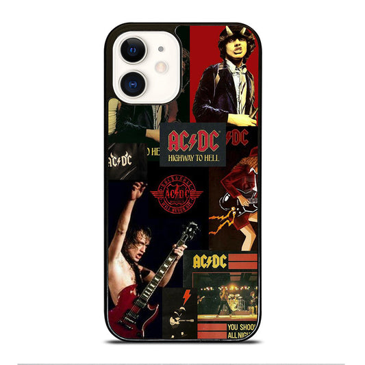 Acdc Rock Band Collage iPhone 16 Pro Max Case