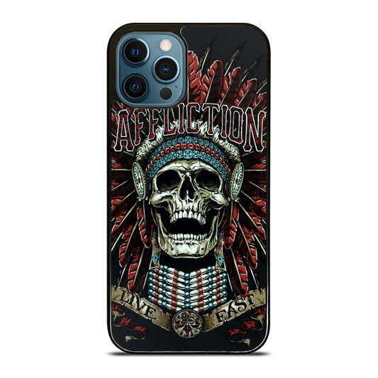 Affliction Skull Indian iPhone 15 | 16 Pro Max Case