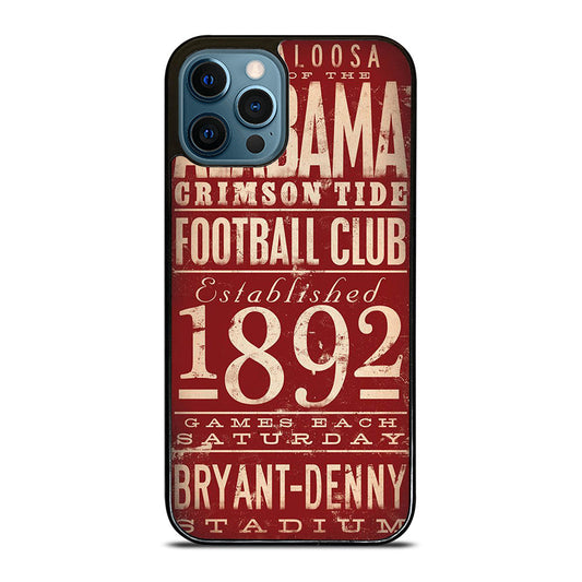 Alabama Crimson Tide Football Club 1892 iPhone 15 | 16 Pro Max Case