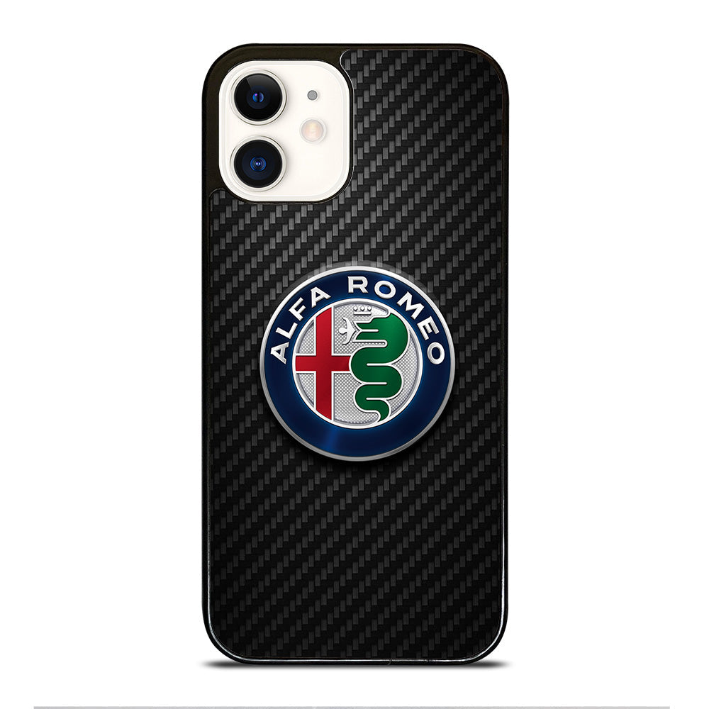 Alfa Romeo Carbon Emblem iPhone 16 Pro Max Case