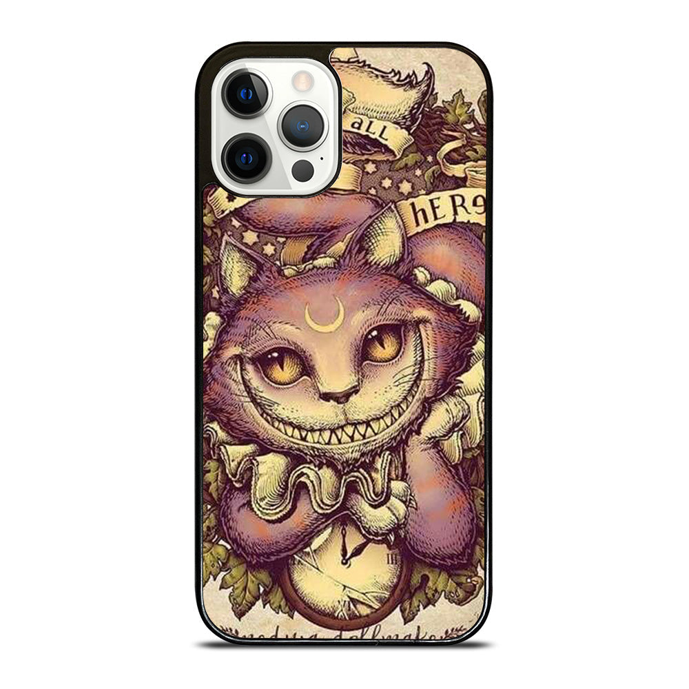 Alice In Wonderland Cheshire Cat Art iPhone 16 Pro Max Case