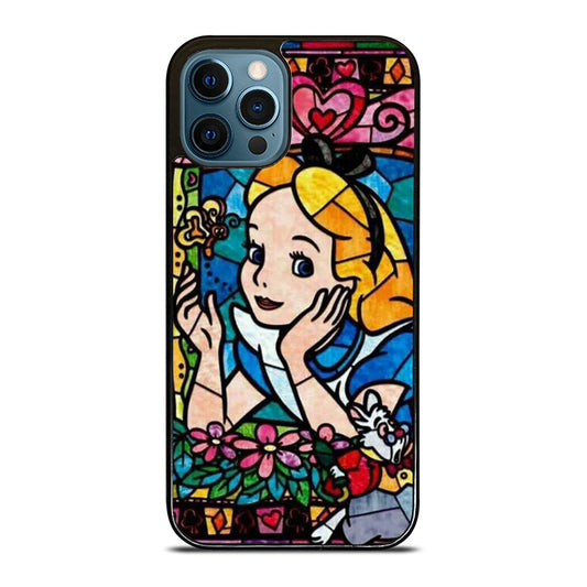 Alice In Wonderland Glass Disney iPhone 15 | 16 Pro Max Case