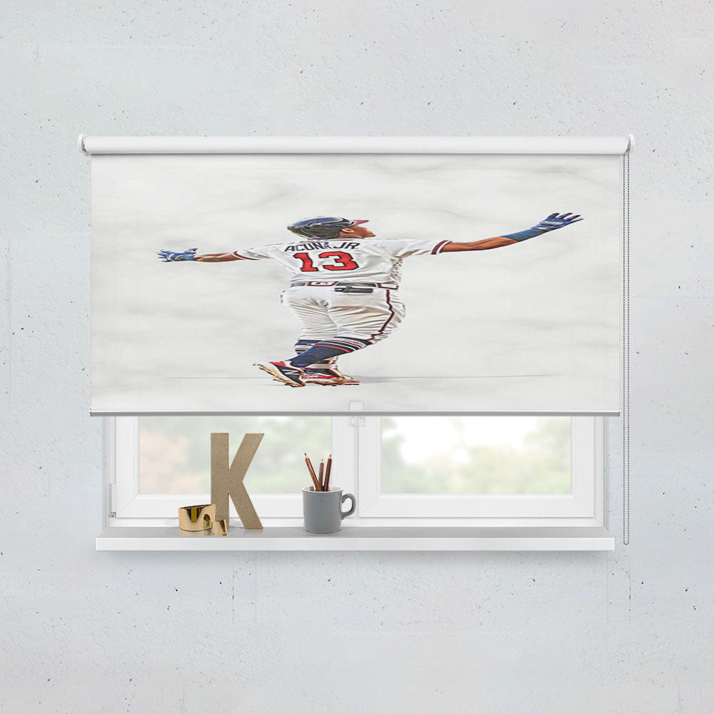 Acuna Jr Atlanta Braves Window Roller Blinds Shades