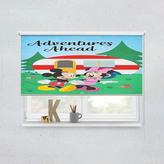 Adventures Ahead Camper Mickey And Minnie Window Roller Blinds Shades