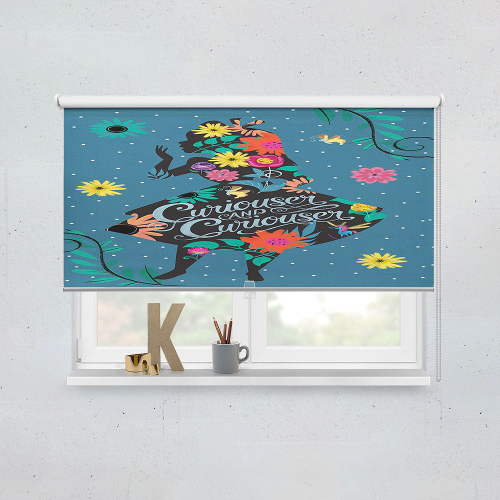Alice In Wonderland Curiouser Window Roller Blinds Shades