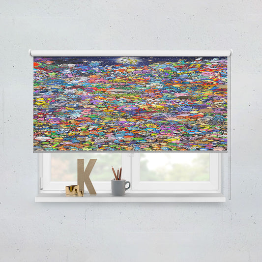 All Pokemon Bw Window Roller Blinds Shades