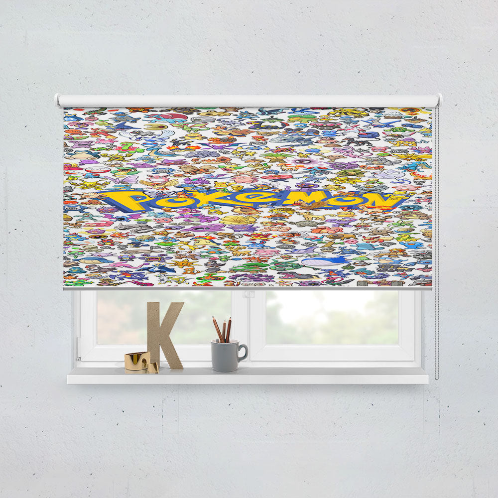 All Pokemon Considered Window Roller Blinds Shades