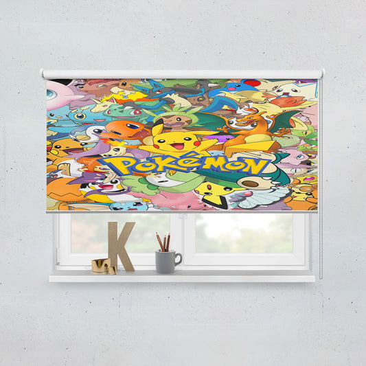 All Pokemon Window Roller Blinds Shades