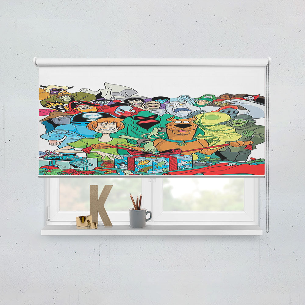 All Scooby Doo Villains And Shaggy Window Roller Blinds Shades