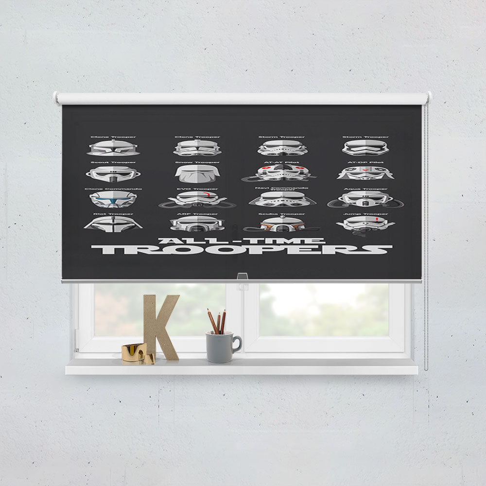 All Time Troopers Star Wars Window Roller Blinds Shades
