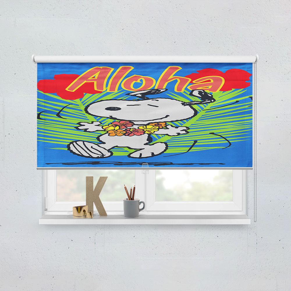Aloha Snoopy Summer Window Roller Blinds Shades