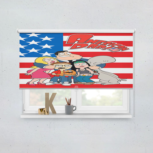 American Dad Window Roller Blinds Shades
