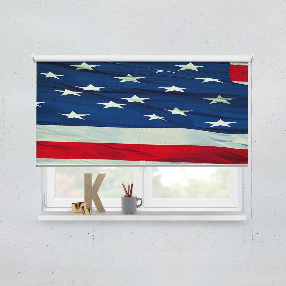 American Flag Window Roller Blinds Shades