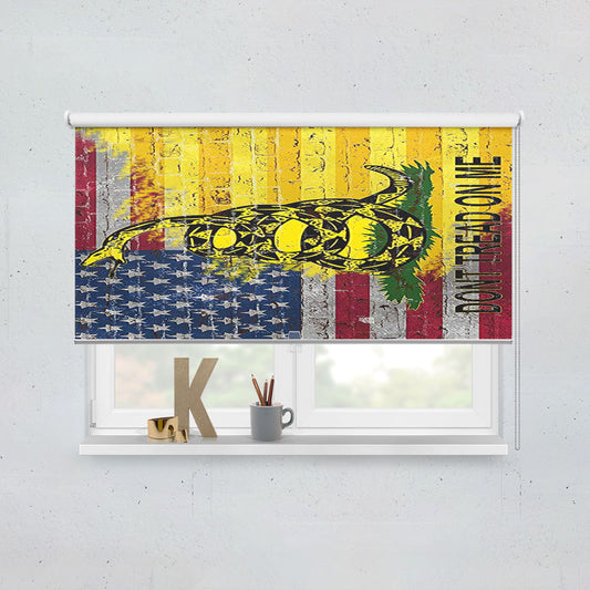 American Gadsden Flag Don'T Tread On Me Window Roller Blinds Shades