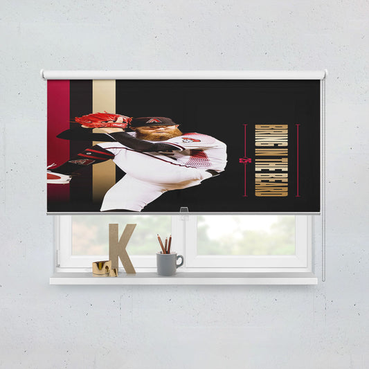 Arizona Diamondbacks Bring In The Beard Window Roller Blinds Shades