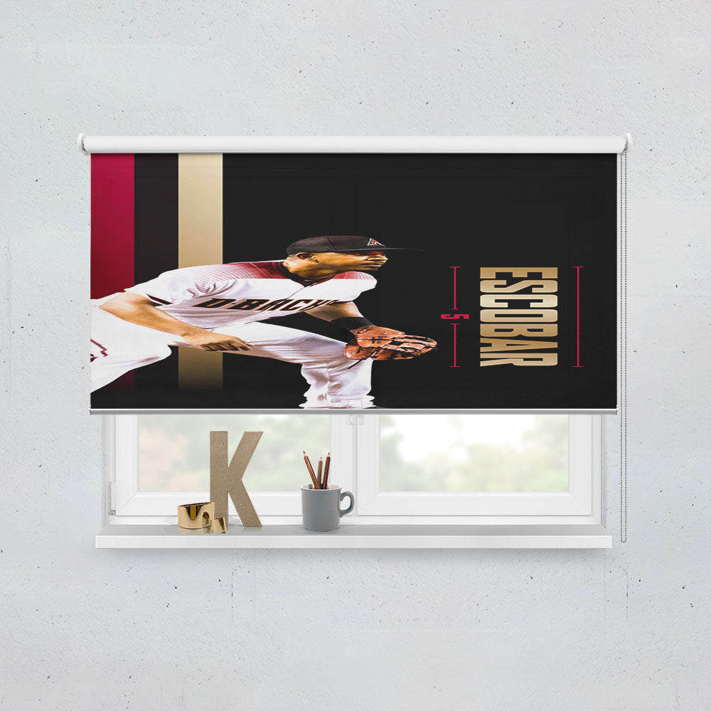 Arizona Diamondbacks Escobar Window Roller Blinds Shades
