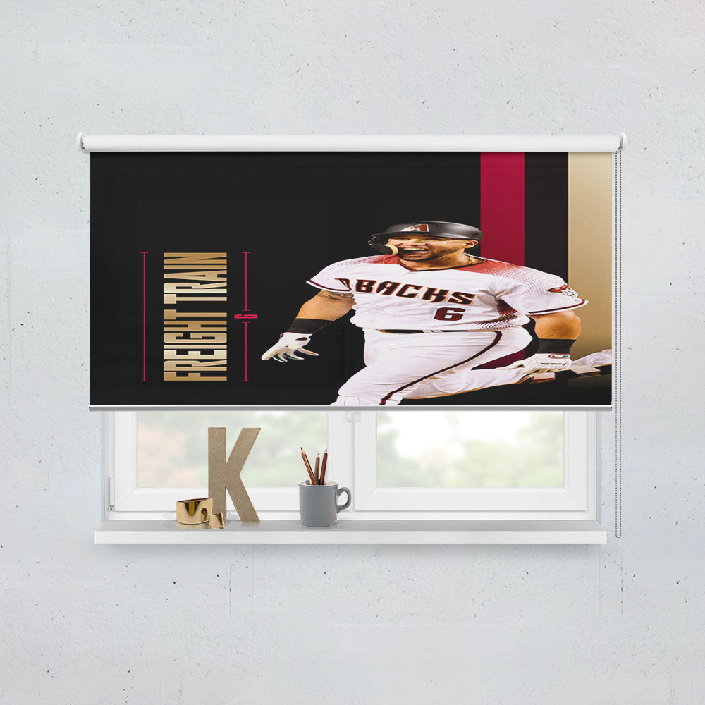 Arizona Diamondbacks Freight Train Window Roller Blinds Shades