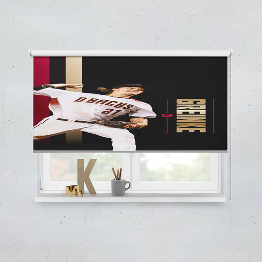 Arizona Diamondbacks Greinke Window Roller Blinds Shades